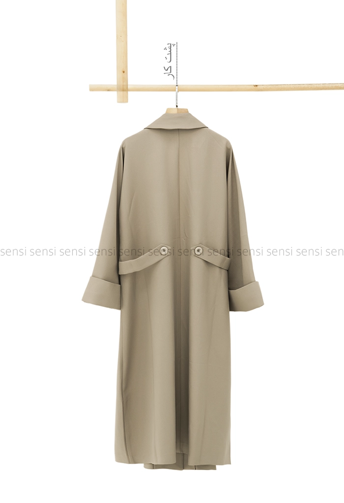 مانتو استین پاکتی کج راه کد1005385